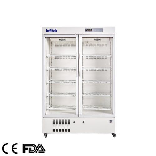 Double Door Pharmacy Refrigerator medical refrigerator , PR5-660