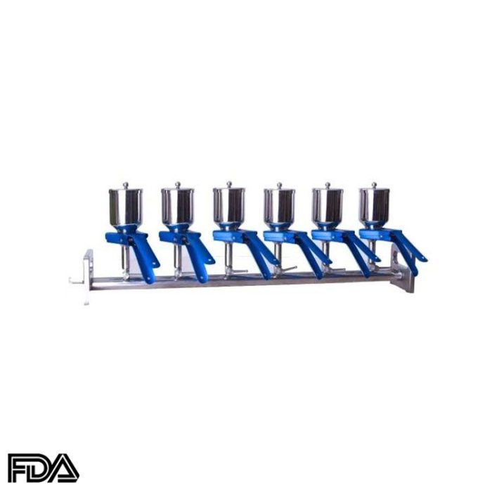 Verteiler für Vakuumfiltration, Edelstahl, MFA-6S